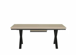 Tafel Toby 190/250x100cm - melamine - castella oak