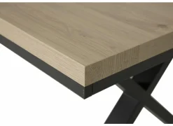 Tafel Toby 190/250x100cm - melamine - castella oak