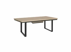 Tafel Toby 190/250x100cm - melamine - castella oak