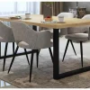 Tafel Valencia 180x98cm - melamine - lichte eik