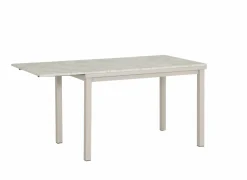 Tafel Vienna 120/200x80cm - decor - carrara creamy