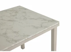 Tafel Vienna 120/200x80cm - decor - carrara creamy