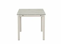 Tafel Vienna 120/200x80cm - decor - carrara creamy