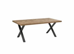 Tafel 200x100cm - decor - bruin & zwart