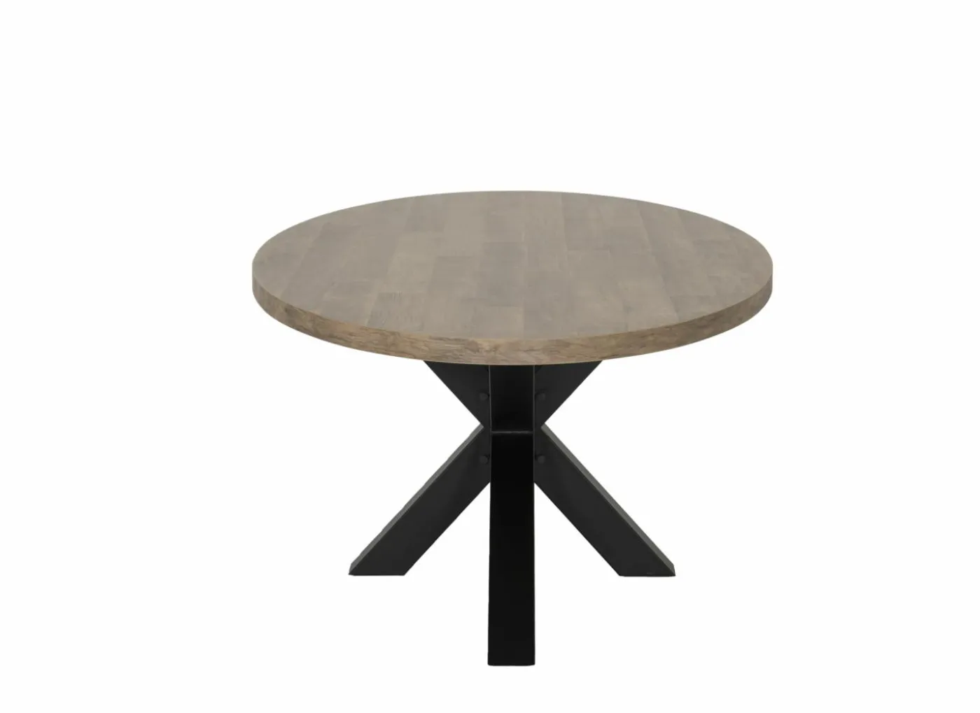 Tafel 260x130cm - decor - old teak & matt black