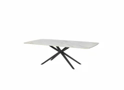 Tafel 120x240cm - keramiek - wit