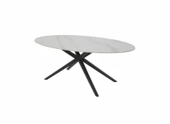 Tafel 170x90cm - keramiek - wit