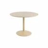 Tafel Ø110xH74CM - MDF/metaal - beige