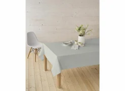 Tafelkleed Luxxus  Ø160cm - acrylvezel - beige & groen