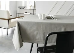 Tafelkleed Teflon 150x250cm - katoen - taupe
