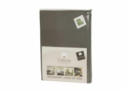 Tafelkleed Teflon 50x150cm - stof - donkergrijs