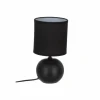 Tafellamp Boule E14 H25cm zwart