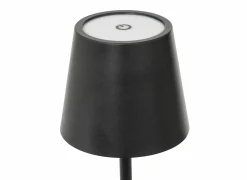 Tafellamp Cody Outdoor USB Ø11x37cm - staal - zwart