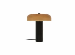 Tafellamp Jody E27 H27cm - glas & metaal - amber