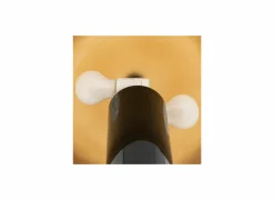 Tafellamp Jody E27 H27cm - glas & metaal - amber