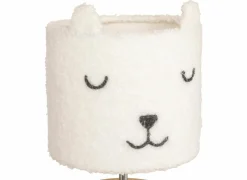 Tafellamp Kids Toxey Ø15xH23cm - bouclé - wit