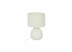 Tafellamp Lali E14 H43cm - dolomiet - wit