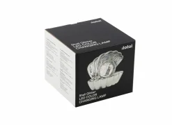 Tafellamp Shell kunststof - zilver