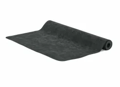 Tafelloper Truman 45x145cm - lederlook - zwart
