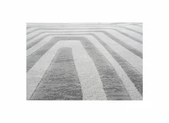 Tapijt Aspero 120x170cm - polyestervezel - wit & grijs