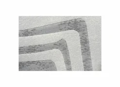 Tapijt Aspero 120x170cm - polyestervezel - wit & grijs