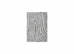 Tapijt Aspero 133x195cm - polyestervezel - wit & grijs