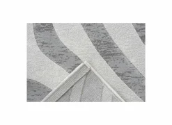 Tapijt Aspero 133x195cm - polyestervezel - wit & grijs