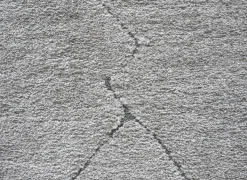 Tapijt Madagaskar 133x195cm - polyestervezel - lichtgrijs