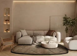 Tapijt Madagaskar 160x230cm - polyestervezel - bruin