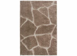 Tapijt Madagaskar 133x195cm - polyestervezel - bruin