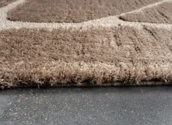 Tapijt Madagaskar 133x195cm - polyestervezel - bruin