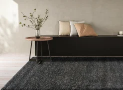 Tapijt Medusa 67x140cm - polyestervezel - donkergrijs