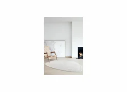 Tapijt Trevos 240x340cm - polyestervezel - beige & wit