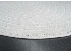 Tapijt Trevos 160x230cm - polyestervezel - beige & wit