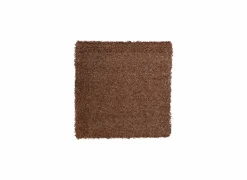 Tapijt Twister 200x200cm - polypropyleen - bruin & roest