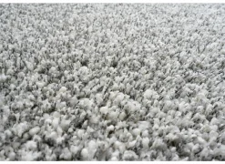 Tapijt Twister 300x400cm - polypropyleen - wit & zilver