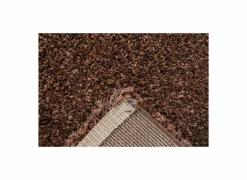 Tapijt Twister 65x130cm - polypropyleen - bruin & roest