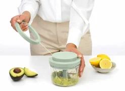 Tasty handmatige hakmolen 13,50x12cm - kunststof - jade green