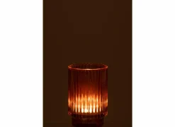 Theelichthouder Gestreept H13cm