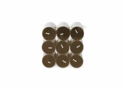 Theelichtjes Clearlight Twinkling Touch 4,5u bruin, 18 stuks