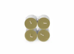 Theelichtjes MAXI Romantic Reflections 10u groen, 8 stuks