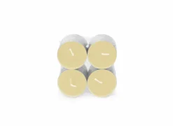 Theelichtjes MAXI Shimmering Smile 10u groen, 8 stuks