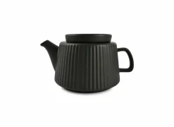 Theepot Hi!Tea 1L - steen - zwart