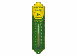 Thermometer John Deere In All Kinds Of Weather H28cm - metaal - meerkleurig