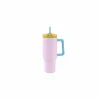 Thermosbeker Travel Mug  1,2L - roestvrij staal - roze