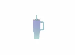 Thermosbeker Travel Mug 1,2L - roestvrij staal - lila/aqua