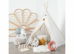 Tipi Kids Wapi 120x120x160cm - katoen & polyester - beige