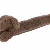 Tochtrol Hond  80x15x23cm - polyester - bruin
