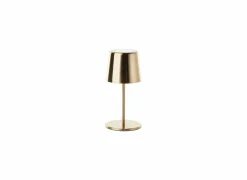 Tuinlamp Xaana Ø11xH37cm - metaal - brushed gold