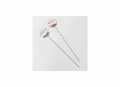 Tuinsteker H99cm - ijzer - bruin